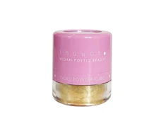 Inuwet Gold Powder Cube Vegan Glow &amp; Illuminating Loose Highlighter Powder 3.5 g