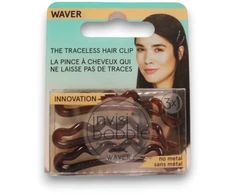 Set Trio InvisiBobble Waves Plaukų sagtukas Pretty Dark, 3 pcs