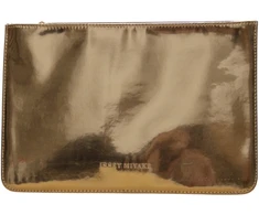 Issey Miyake Issey Miyake, Issey Miyake, Pouch, GWP Textile Pouch, Juodas Gold For Women