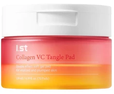 I.ST Collagen VC Tangle Pads Firming &amp; Regenerating Cleansing Pads, 70 vnt.