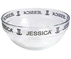 Jessica Glass manikiūro stiklinis dubuo