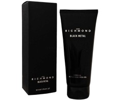 John Richmond Juodas Metal Natural Cleansing Dušo želė, 200 ml
