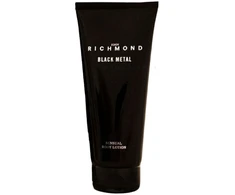 John Richmond Juodas Metal Natural Hydrating Losjonas kūnui, 200 ml