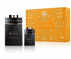 Juice Fragrance Xmas 2024 Set Bvlgari: Man In Juodas, Eau De Parfum, For Men, 100 ml + Man In Juodas, Eau De Parfum, For Men, 15 ml *Miniature