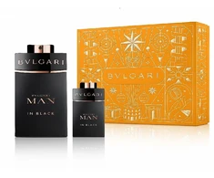 Juice Fragrance Xmas 2024 Set Bvlgari: Man In Juodas, Eau De Parfum, For Men, 100 ml + Man In Juodas, Eau De Parfum, For Men, 15 ml *Miniature