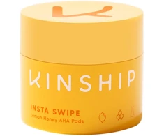 Kinship, Insta Swipe AHA Lemon Honey Pads, Exfoliating, Peel-Off Pads, 45 pcs