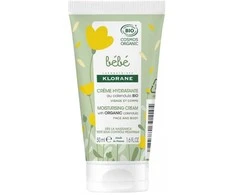 Klorane Bebe Bio Moisturising Kreminis, 50 ml