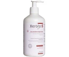 Lab Lysaskin Xerolys 5 Protects &amp; Hydrates Body Emulsion For Face &amp; Body, 500 ml