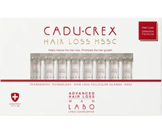 Labo Cadu-Crex Advanced Stage Anti-Hair Loss Ampoules Treatment Serum For Scalp For Men, 40 vnt. 3.5 ml