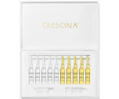Set Labo Crescina Follicular Islands 1900 Plaukų augimo stimuliacijai ampulės Pagerinamasis serumas galvos odai Vyrams 10 + 10 vnt.