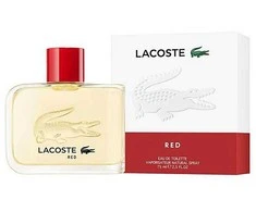 Lacoste Raudona EDT tualetinis vanduo vyrams, 75 ml