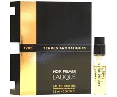 Lalique, Noir Premier - Terres Aromatiques, Eau De Parfum, For Men, 1.5 ml *Vial