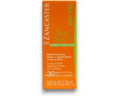Lancaster Sun Sport Atsparus vandeniui Sunscreen Stick SPF 30, 20 ml