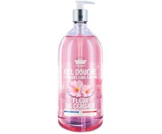 Les Petites Bains de Provence Cherry Blossom Dušo želė For Sensitive Skin, 1000 ml