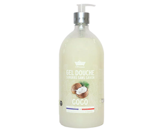 Les Petites Bains de Provence Coconut Dušo želė For Sensitive Skin, 1000 ml
