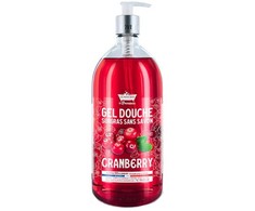 Les Petites Bains de Provence Cranberry Dušo želė For Sensitive Skin, 1000 ml
