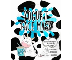 Look At Me, Yogurt, maitininantis, Sheet Mask, For Face, Weekly or as needed, 25 ml