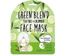Look At Me Žalias Blend Face Mask atgaivinanti lakštinė kaukė 25ml