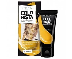 L'Oreal Paris Colorista plaukų makiažo pusiau ilgalaikiai plaukų dažai #GELTONI PLAUKAI, 30 ml