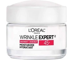 L'Oreal Paris Wrinkle Expert 45+ Hydrating Day &amp; Night Kreminis For Face, 50 ml