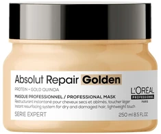 L'Oreal Professionnel, Serie Expert Absolut Repair Golden, Protein + Gold Quinoa, Hair Treatment Kreminis Mask, Instant Resurfacing, 250 ml