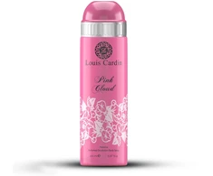 Louis Cardin Rožinė Cloud Dezodorantas Purškiklis For Women, 200 ml