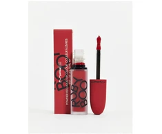 MAC Powder Kiss Matte Liquid Lipstick Ruby Boo Raudona, 5 ml