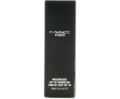 MAC Studio Waterweight ilgai išliekantis skystas makiažo pagrindas su vitaminu E NW50 SPF 30, 30 ml