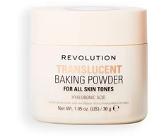 Makeup Revolution Baking Powder Loose Setting Powder Translucent, 30 g