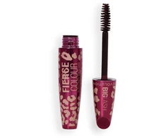 Makeup Revolution Big Lash Fierce Volume Blakstienų tušas Burgundy, 9 g