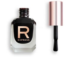 Makeup Revolution Express Nagų lakas Midnight Juodas, 10 ml