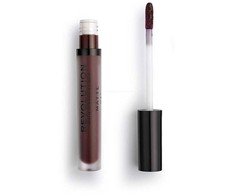 Makeup Revolution "Matte Lip" Skysti matiniai lūpų dažai, Spalva: Plum 148
