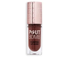 Makeup Revolution Pout Bomb Plumping Lūpų blizgis Espresso Cool 4.6 ml