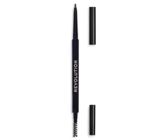 Makeup Revolution Precise Brow Eyebrow kreminis pieštukas ir 2-in-1 Ebony 0.05 g