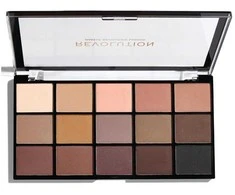 „Makeup Revolution Reloaded Palette“ akių šešėlių paletė, matiniai atspalviai, 15 vnt.