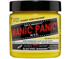 „Manic Panic Classic“ aukštos įtampos elektriniai bananų spalvos pusiau ilgalaikiai plaukų dažai, 118 ml