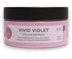 Maria Nila Colour Refresh veganiški plaukų dažai Kreminis kaukė spalvos gaivumui 0.22 Vivid Violet, 100 ml