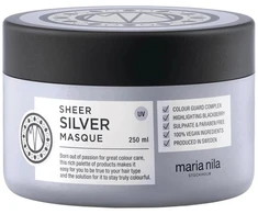 Maria Nila Sheer Sidabrinis Hair Mask pilkinanti kaukė šviesiems plaukams, 250 ml