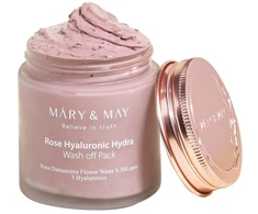 Mary &amp; May Rose Hyaluronic Hydra Wash Off Pack nuplaunama drėkinanti veido kaukė, 125 g