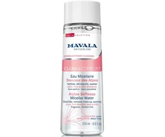 Mavala Clean &amp; Comfort Fragrance-Free Cleansing &amp; Soothing Micellar Vanduo Sensitive, 200 ml