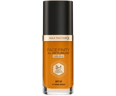 Max Factor Facefinity All Day Flawless Makeup Primer Maskuoklis ir Foundation 3-In-1 91 Warm Amber SPF 20, 30 ml