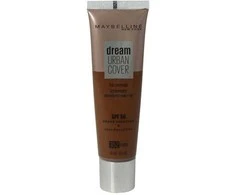 „Maybelline Dream Urban Cover Full Cover Kreminis“ makiažo pagrindas, 352 Truffle SPF 50, 30 ml