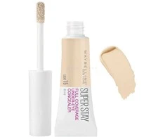 Maybelline SuperStay Full Coverage Kreminis Maskuoklis 15 rusvai gelsvas Light, 6 ml
