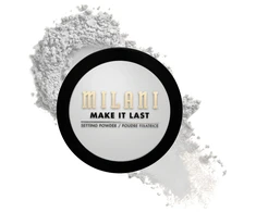 Milani „Make It Last“ matinantis fiksuojantysis kompaktinis ir fiksavimo milteliai 2 viename, permatomi, 8 g