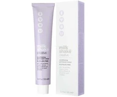„Milk Shake Creative“ ilgalaikiai plaukų dažai be SLS/SLES, 6.616RA pelenų raudonos spalvos tamsiai blondinė, 100 ml