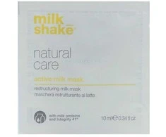 Milk Shake Natural Care Active Milk Hair Treatment Kreminis Mask For Spalvą išsaugantis, 10 ml