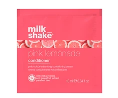Milk Shake, Rožinė Lemonade, Milk Proteins, Hair Colour Conditioner, Rožinė, Colouring, 10 ml *Sample