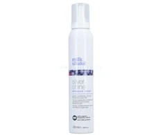 plaukų putos šviesiems ir žiliems plaukams Milk shake Sidabrinis Shine Whipped Creamy Conditioning Mousse 200ml