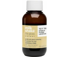 Milk Shake The Gloss Acidic pH Demi-Permanent Colour 10.1 Demi-Permanent Hair Dye 10.1 Platinum Skirtas šviesiems plaukams, 60 ml