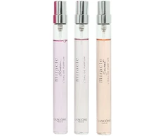 Miracle Set Lancome: Miracle Blossom EDP parfumuotas vanduo moterims, 10 ml + Miracle EDP parfumuotas vanduo moterims, 10 ml + Miracle Secret EDP parfumuotas vanduo moterims, 10 ml